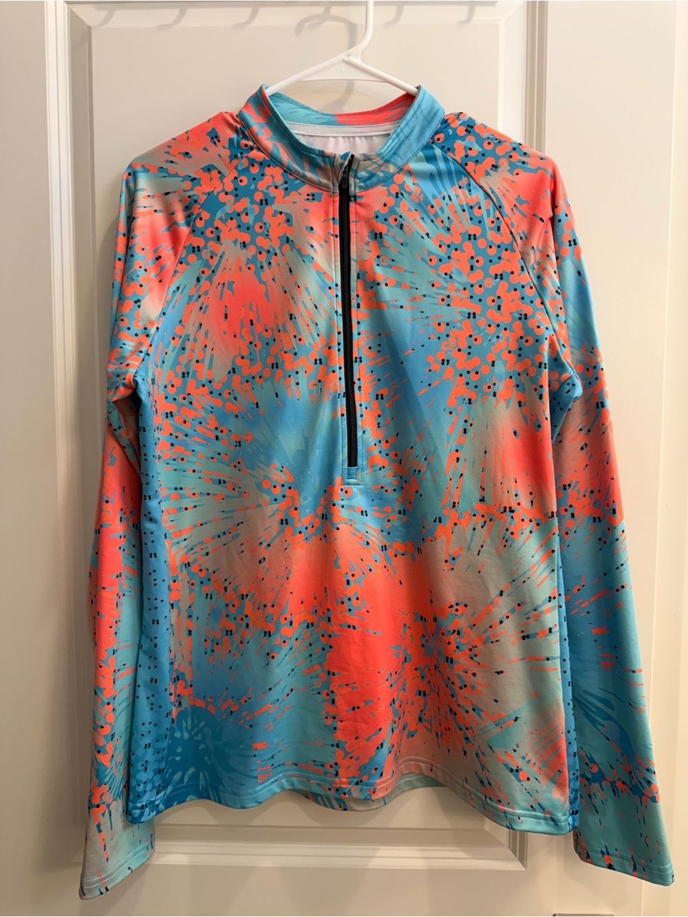 Terry Cycling Long Sleeve Jersey - XL